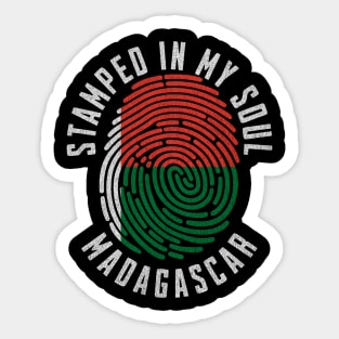 Stamped in My Soul Madagascar Flag Malagasy Pride Sticker